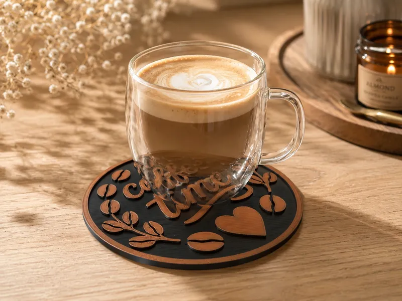 Coffee coaster 5 different kind 