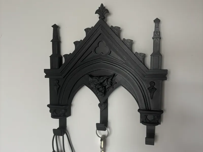 Hooks in gothic victorian style - wall mounted 