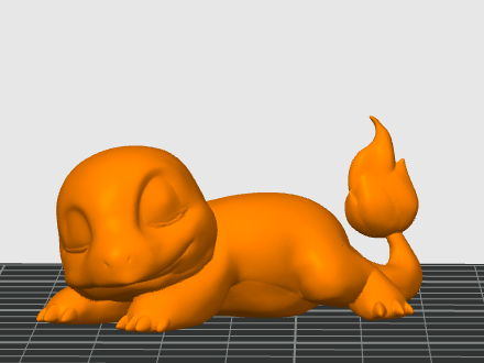 sleeping charmander