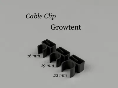 Growtent Cable Clip (16 / 19 / 22 mm)