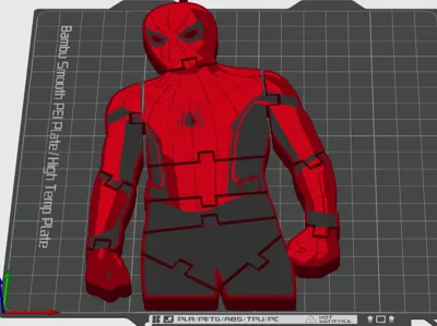 Spiderman Keychain Toy Flexi 
