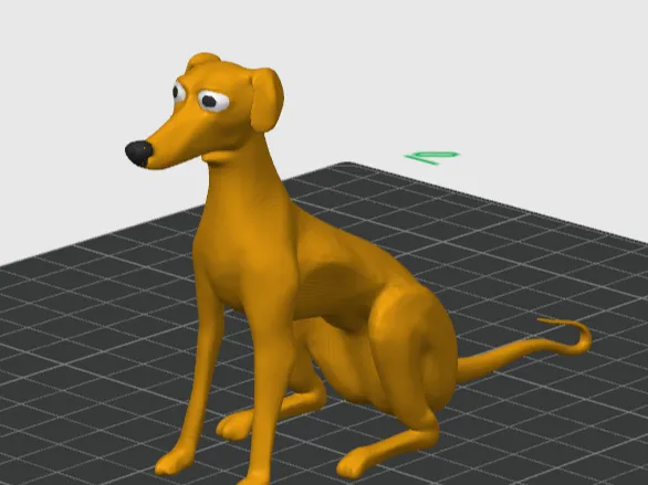 Simpsons Santa's Little Helper Dog - Model Mini