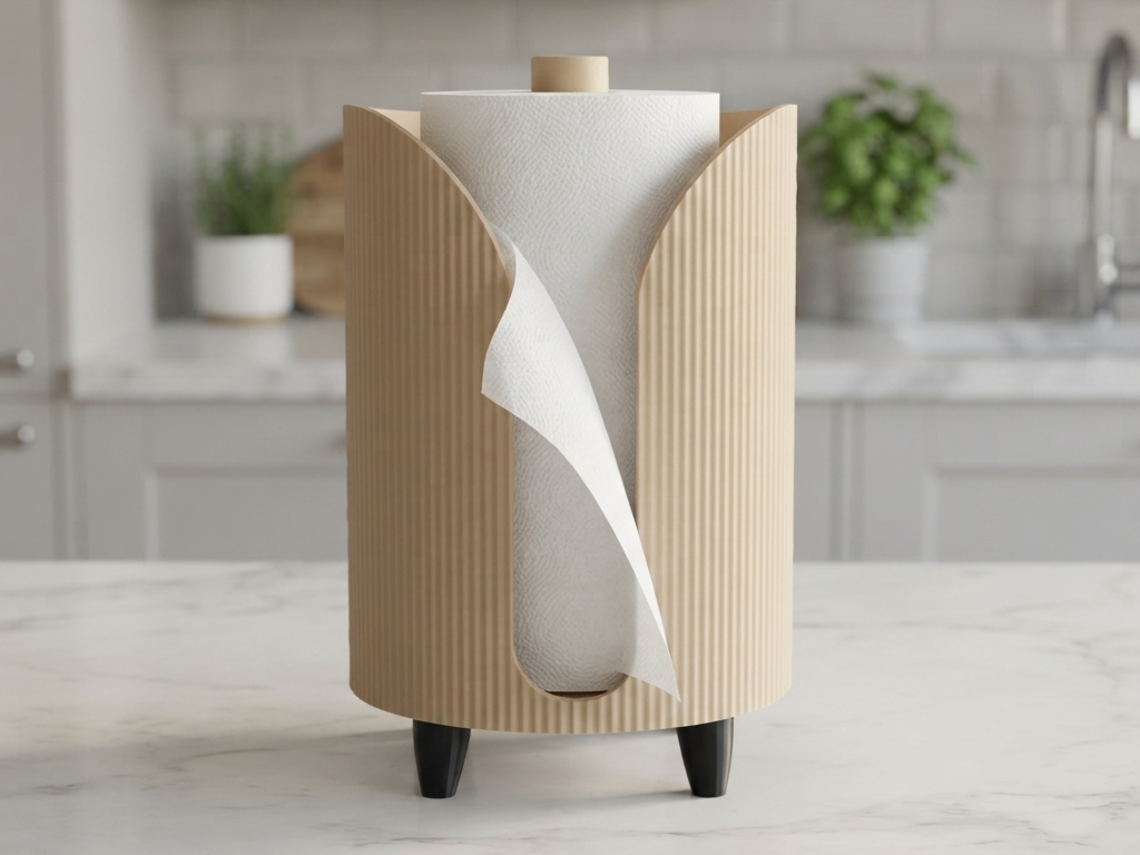 Modern Paper Towel Holder - 1