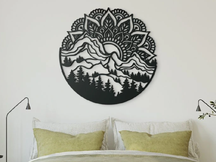 Sunrise Mandala Wall Art