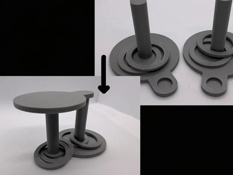 Mini 2p Ring Toss (with built-in ring holder)