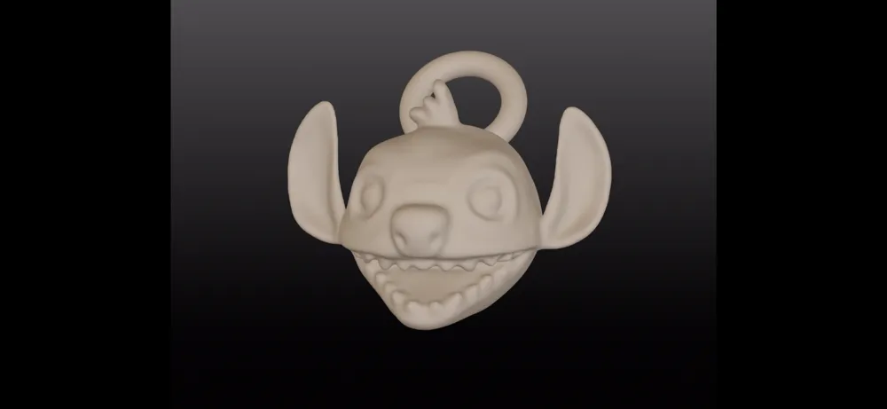 Lilo & Stitch - Stich Keychain - Free 3D Print Model - MakerWorld