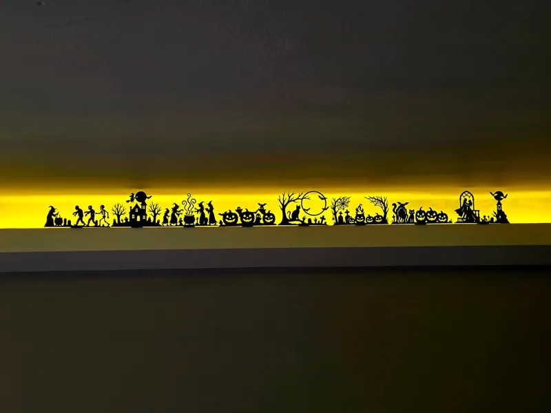 Halloween Silhouette Scenes for Led Ceiling