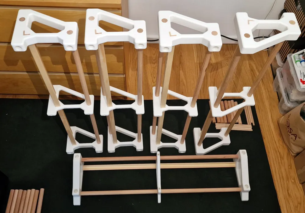 Modular filament spool and cardboard rack / shelf - Free 3D Print Model ...