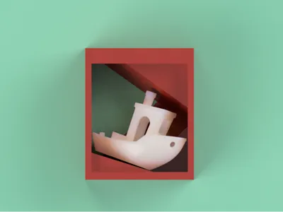 Boat display frame Fridge magnet