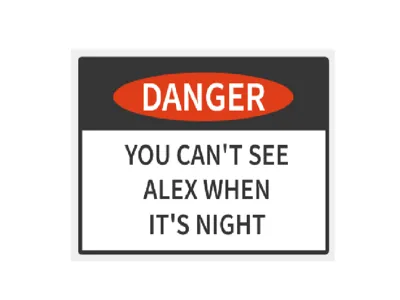 Alex sign