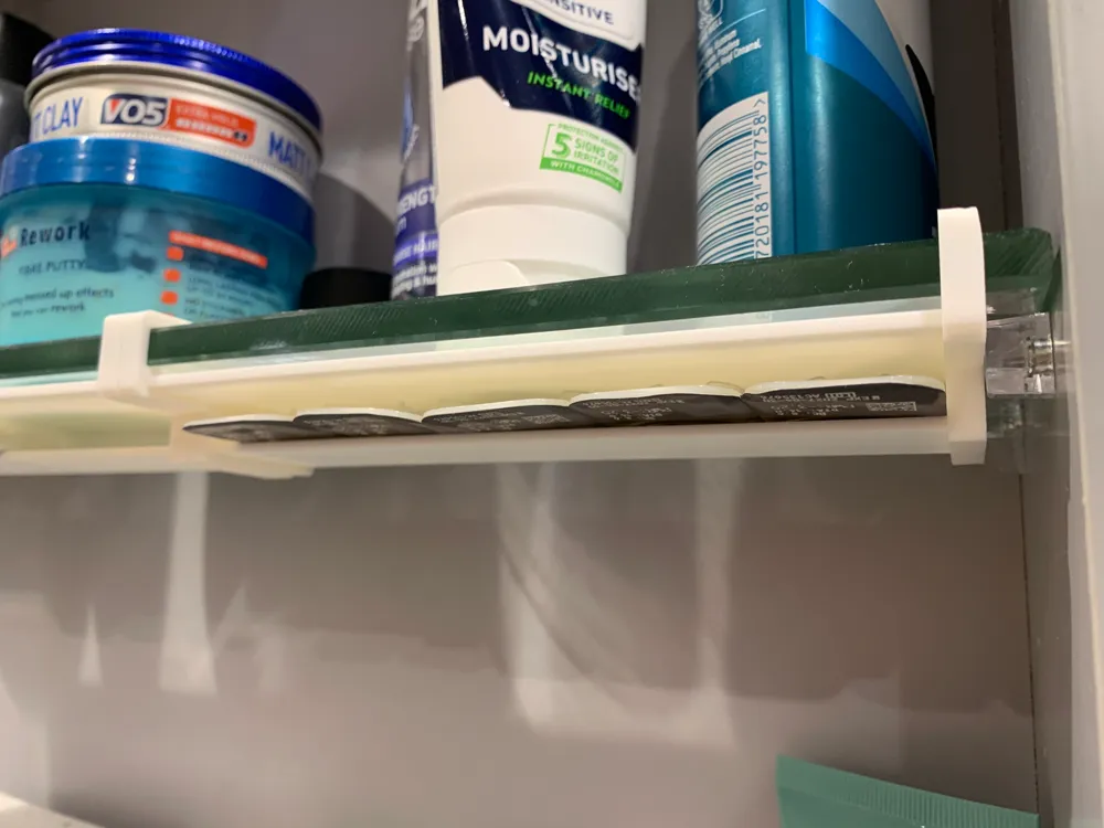 Contact Lens Undershelf Storage by BuiltByBen - MakerWorld