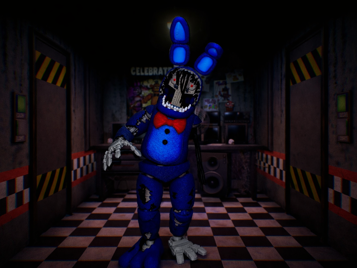 Withered Bonnie Articulating Action Figure