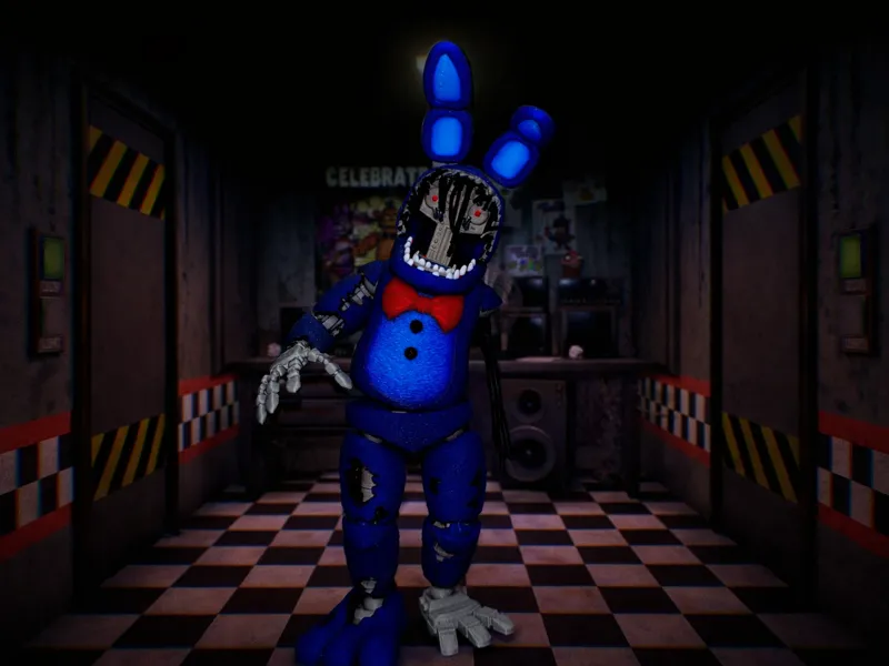Withered Bonnie Articulating Action Figure
