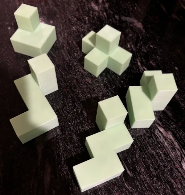 Cube casse-tête 5 pièces