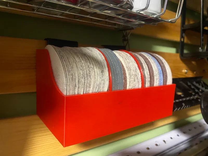75mm Sandpaper tray storage