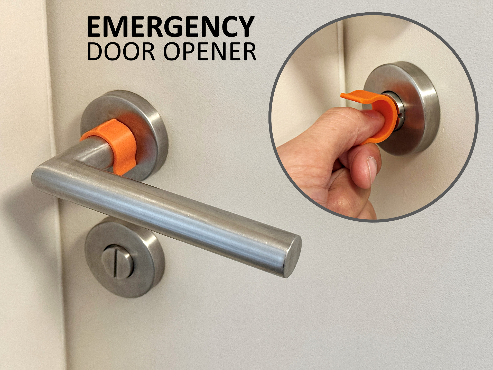 Emergency Bathroom Door Opener 3D model