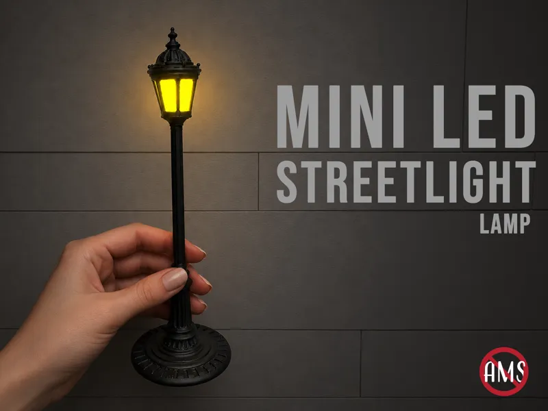 Mini Streetlight Lamp w/ Magnetic Switch - No AMS
