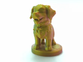 Cartoon Golden Retriever Miniature