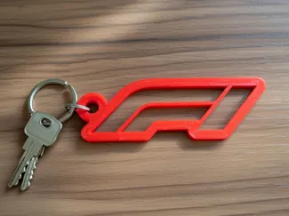 Llavero con logotipo de Formula 1 f1