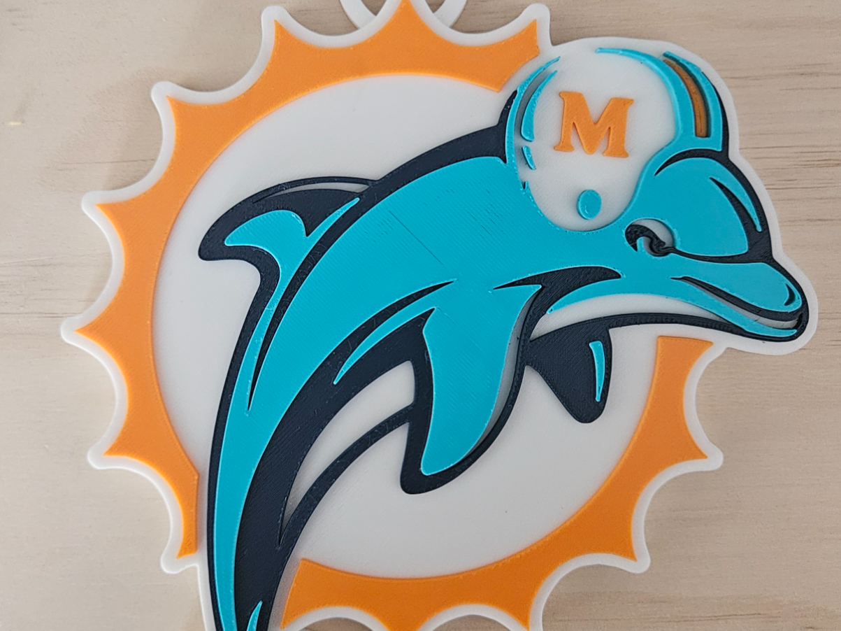Miami Dolphins old logo 