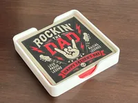 Coaster Tray (optional if you print a set of these coasters)