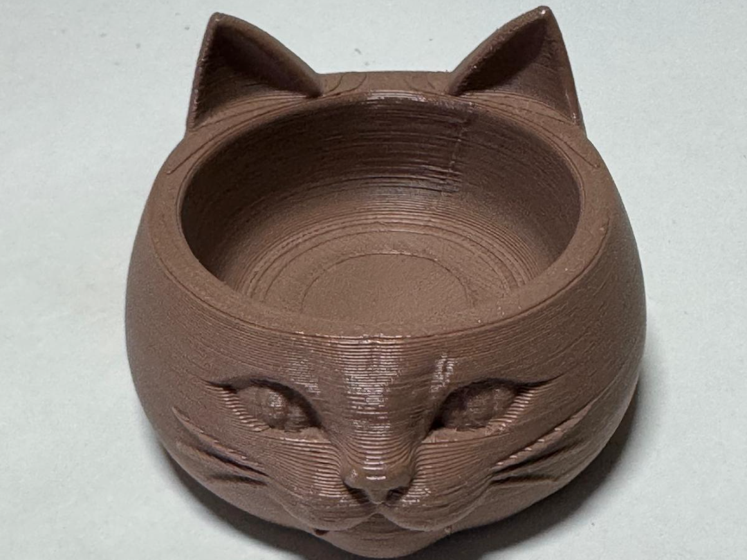 Stilisierter Katzen-Blumentopf 