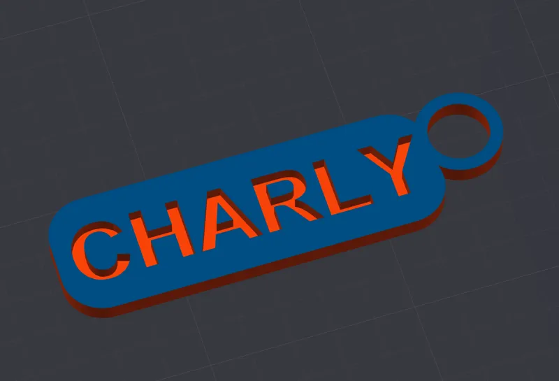 Charly Name Keychain