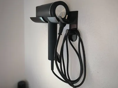 Hair dryer holder