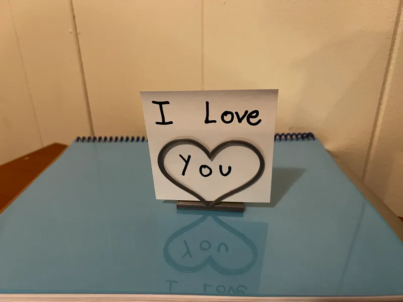 Heart Shaped Picture / Photo Stand