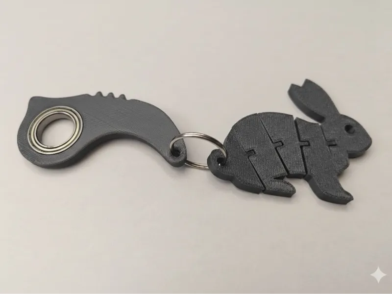 Key Rabbit - The Ultimate Flexi Fidget Hybrid