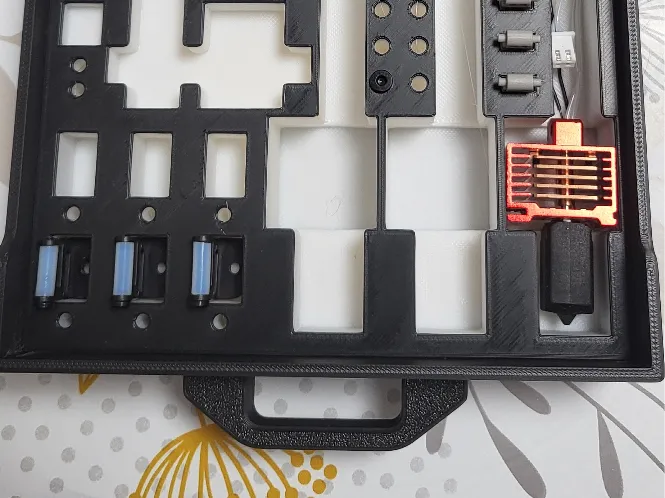 Accessories drawer for AMS stand