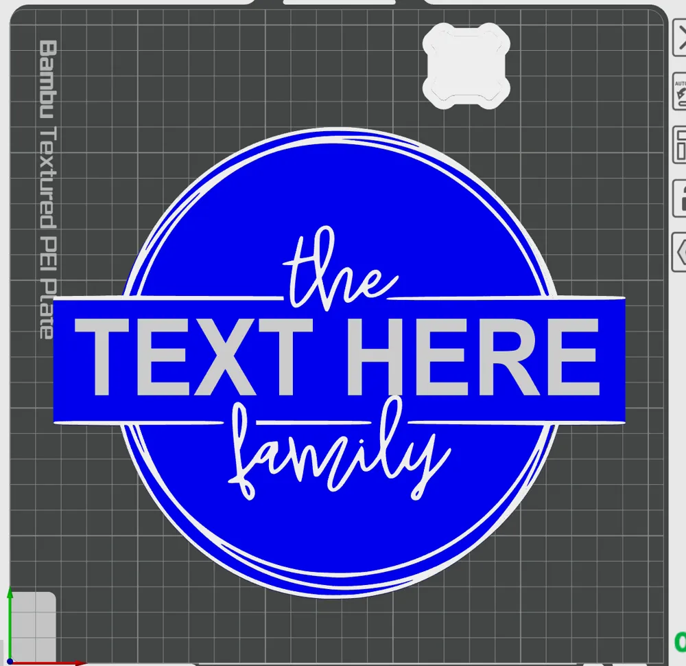 Family Point Sign Customizable Family Sign by mspark607 MakerWorld: Download Free 3D Models