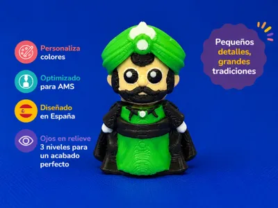 Moors and Christians mini-festival character flexi