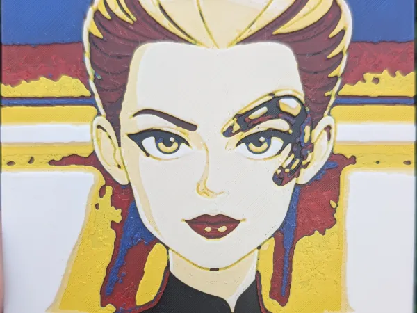Lower Decks Seven of Nine | Hue Forge | 5 colours