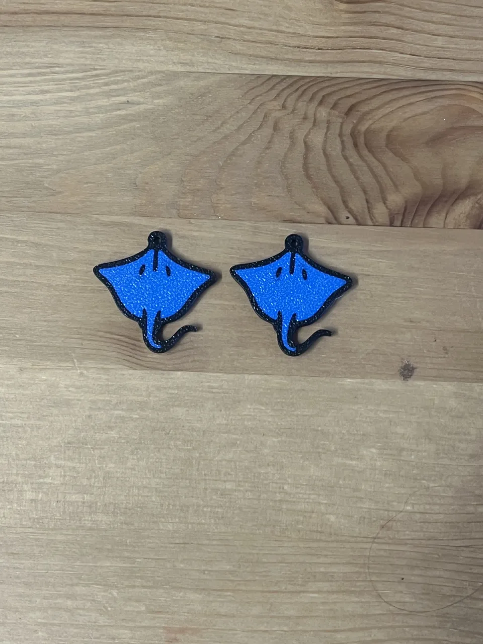 stingray earrings view 2