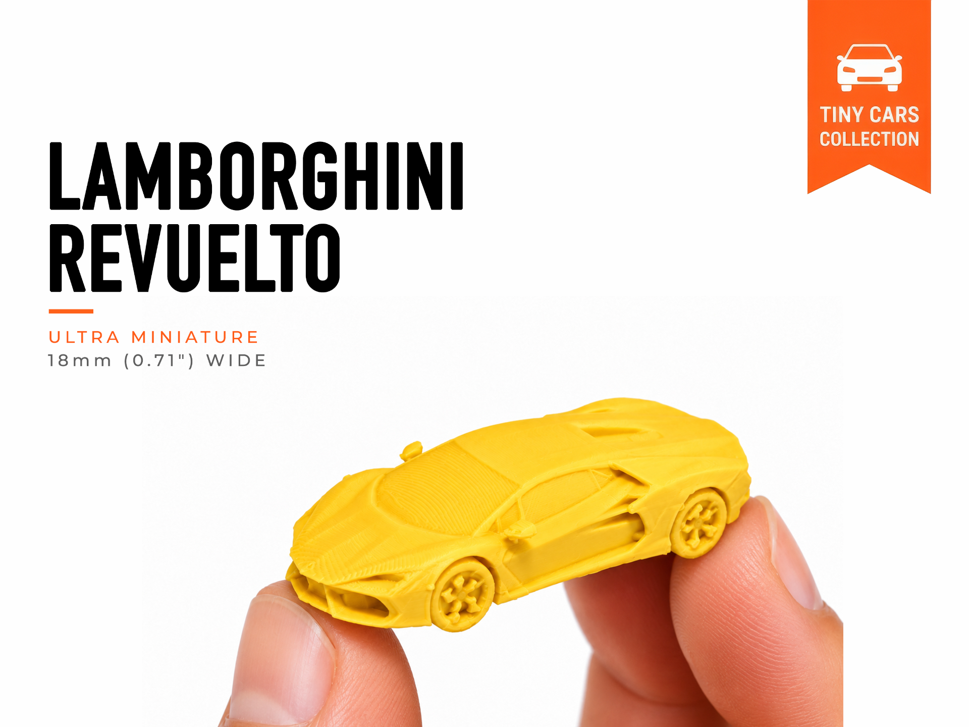 Tiny Lamborghini Revuelto - Mini Cars Series 3D model