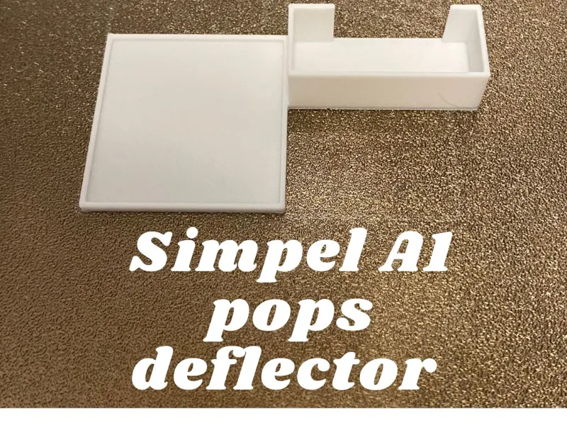 Simpel Bambu Lab A1pops deflector