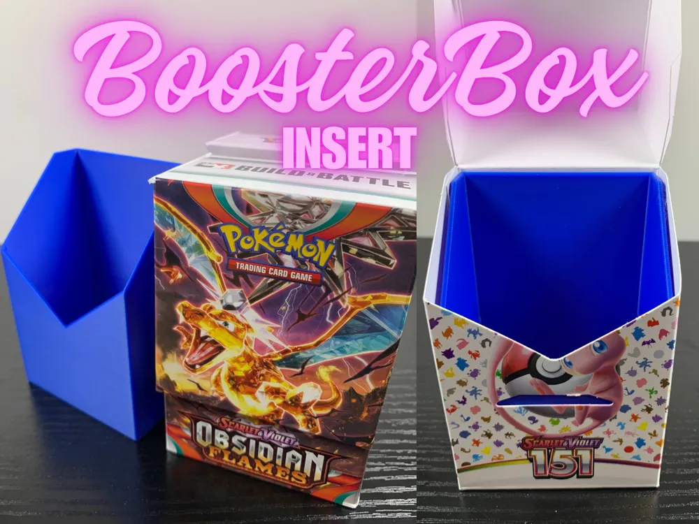 Pokemon Booster Box Insert - Free 3D Print Model - MakerWorld