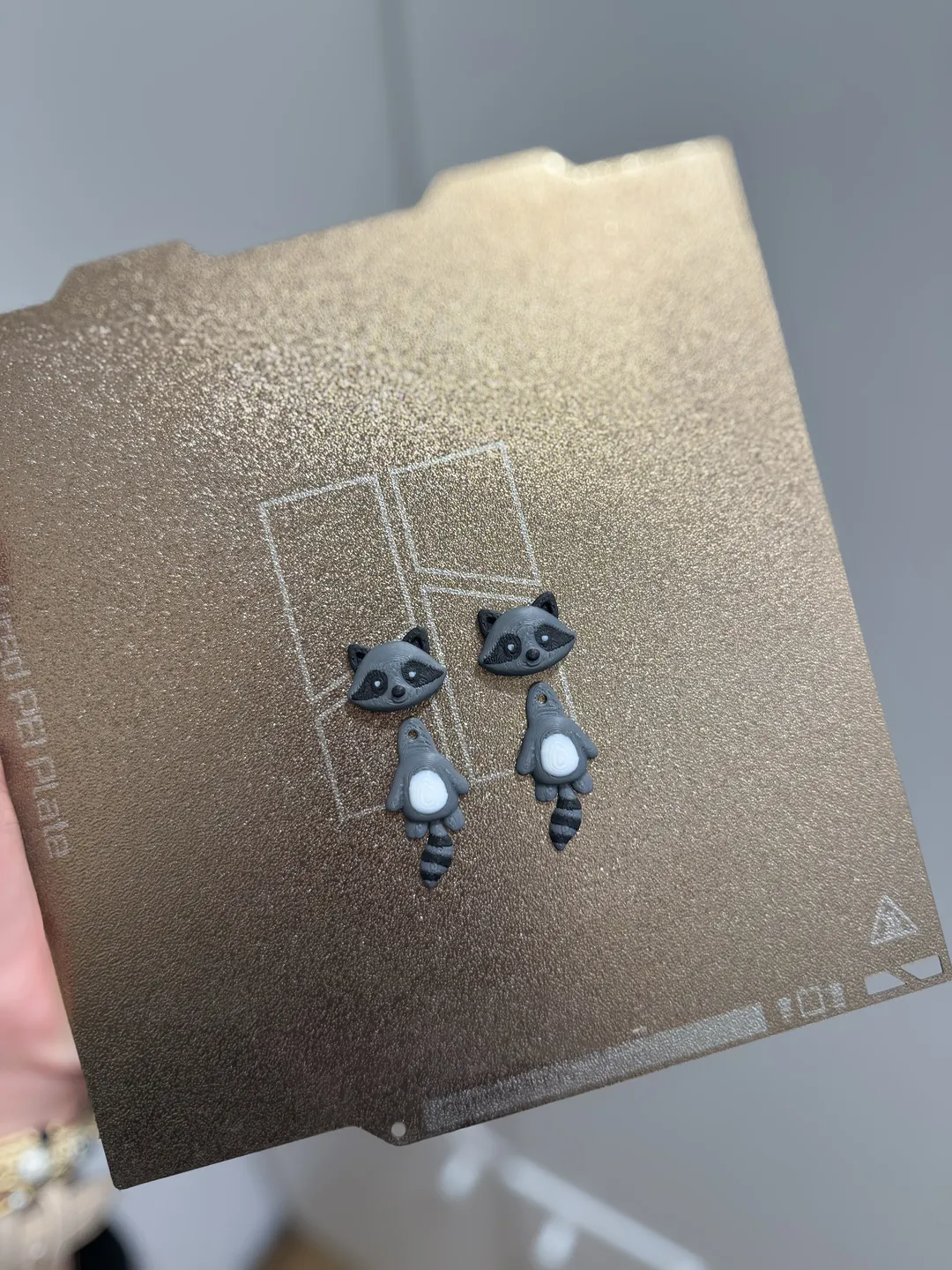 Earrings Raccoon view 3
