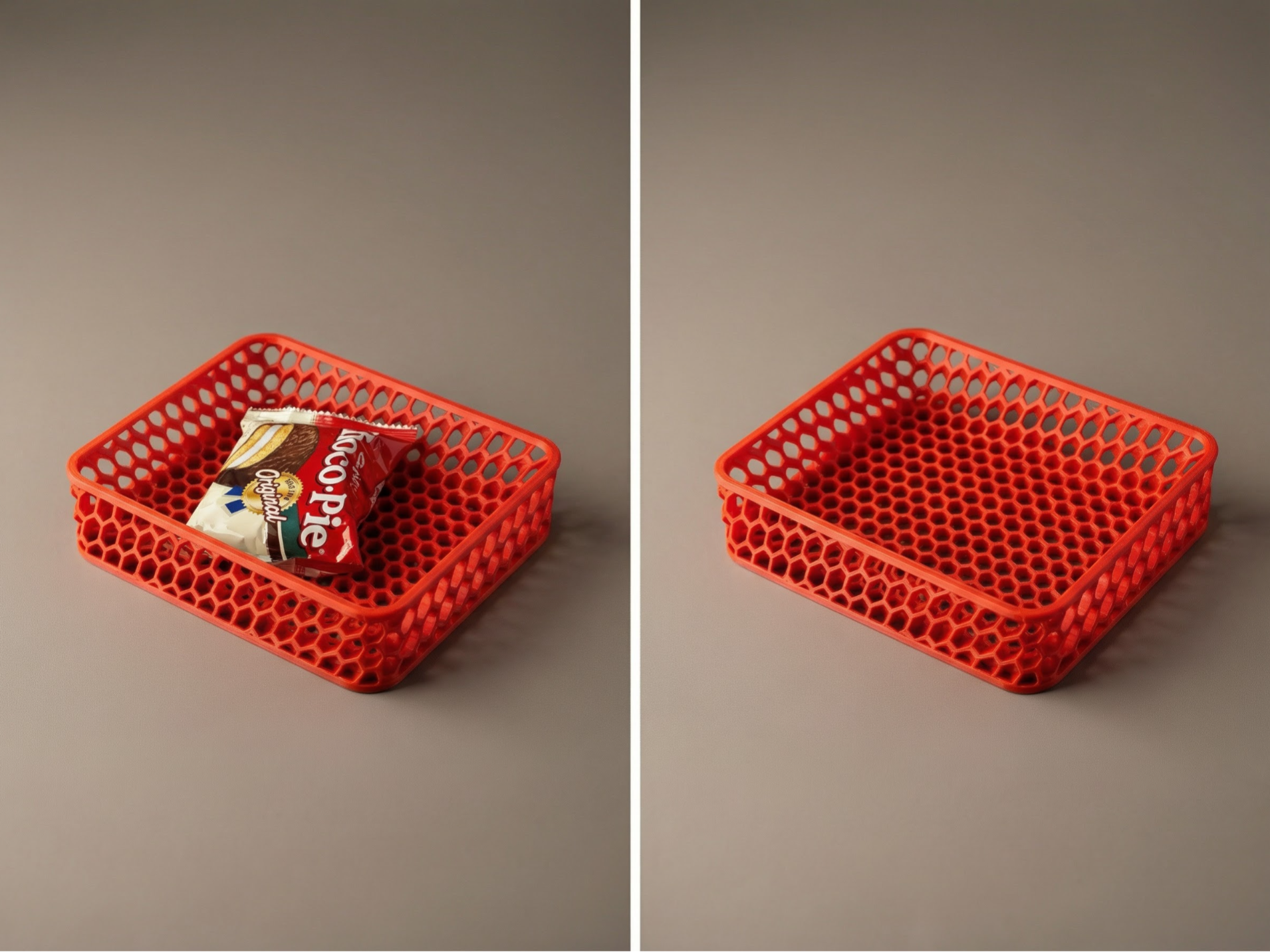 vase with a honeycomb pattern