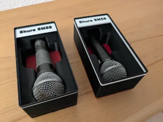 Gridfinity SM58 Mic Case, Micfinity! Stackable