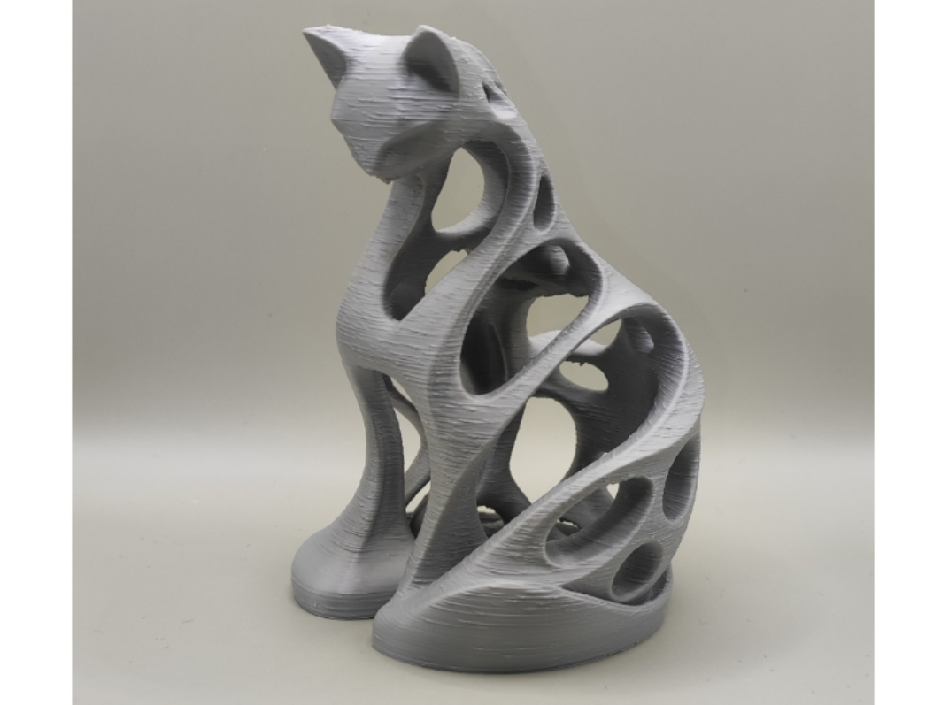 Cat modern designer sculpture v2