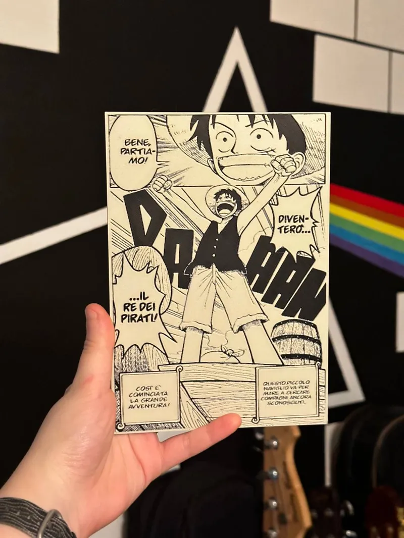Panel One Piece re dei pirati