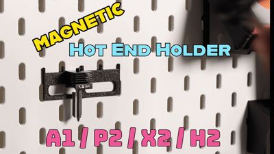 Magnetic HotEnd Holder Ikea Skadis