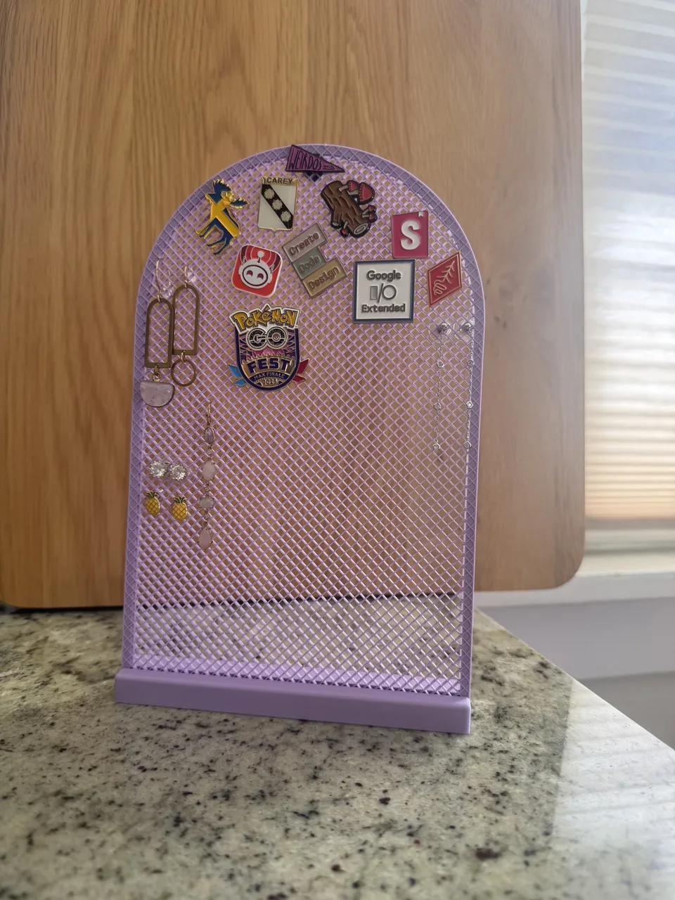 Arch Earring & Enamel Pin Display Stand view 2