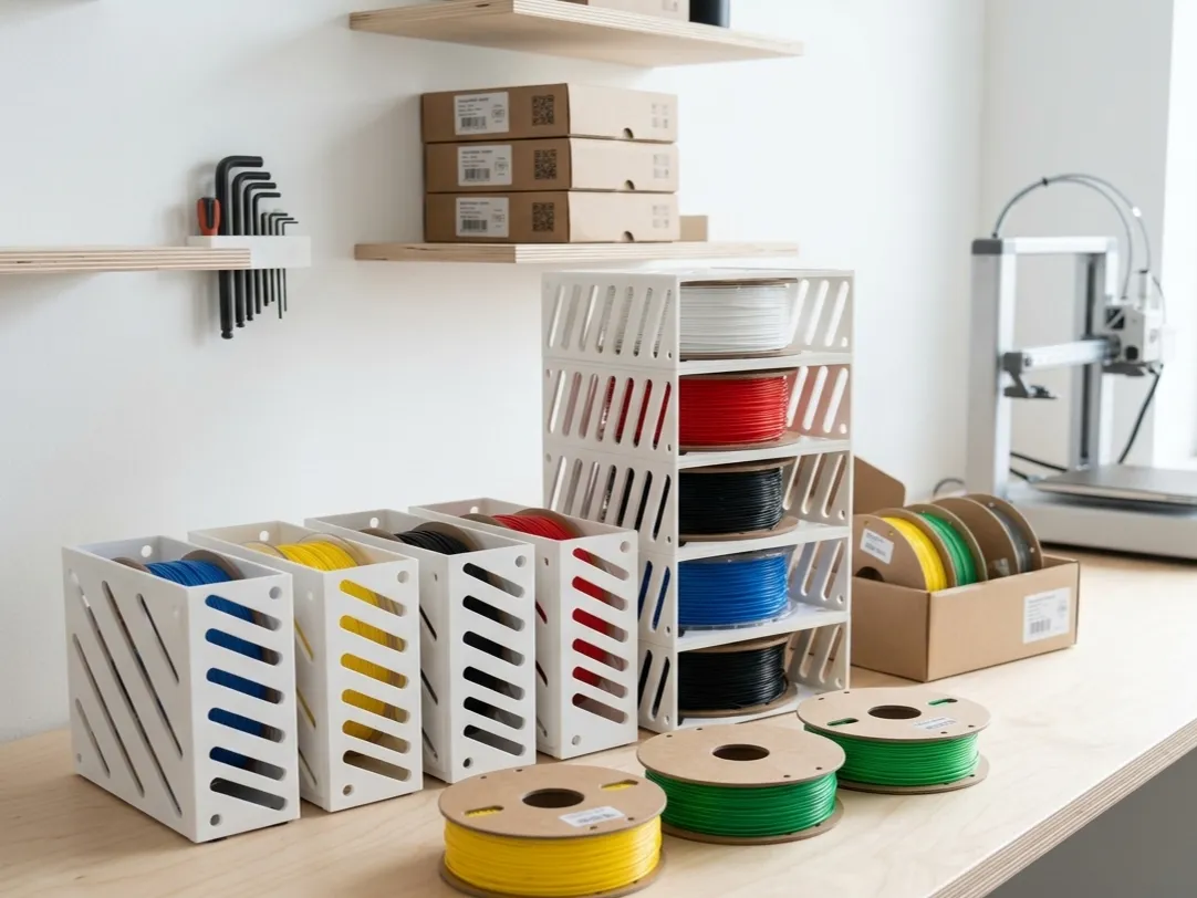 Stackable Filament Storage with Snap-On Lid - Free 3D Print Model ...