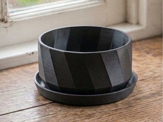 Geometric  Bonsai Planter & Drip Tray