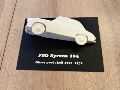 FSO Syrena 104 – Display Plate