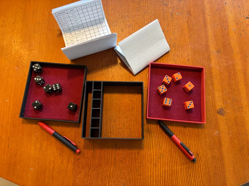 Portable Yahtzee