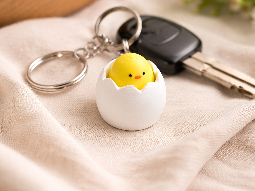 Miniatura 6 do modelo 3D Easter Chicken Keyboard Clicker - No Supports